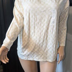 Sonoma Women's Plus "The Everyday Tee" 2X Long